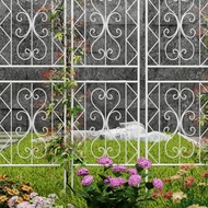 ST&amp;💘Lattice Sub-Bracket Rose Chinese Rose Planting Garden Fence Outdoor Flower Stand Support Simple Iron Climbing Vine F