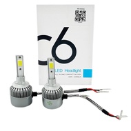 2PCS C6 MENTOL LAMPU DEPAN HEADLIGHT BULB HID BRIGHT COOL WHITE LIGHT BULB C6 880