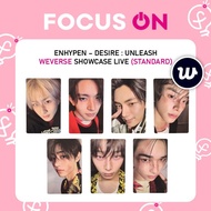 ENHYPEN SHOWCASE LIVE GIFT WEVERSE DESIRE : UNLEASH PHOTOCARD