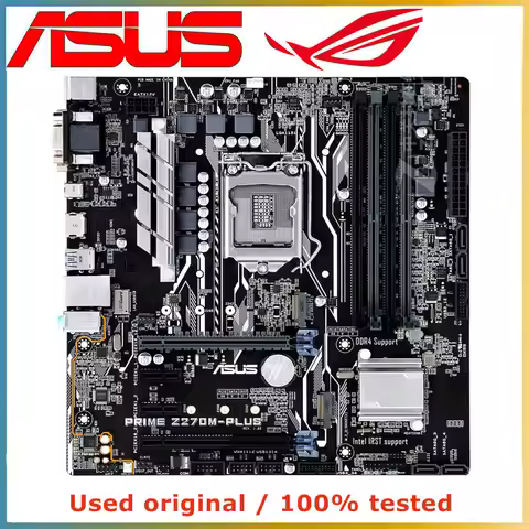 For ASUS PRIME Z270M-PLUS Motherboard DDR4 Z270 Motherboard