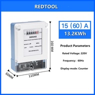 ☂ ◱ ❂ makute Single Phase Electric Sub-Meter (60Amp) Digital LED Screen Sub-Meter Electric Meter