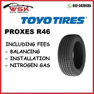 TOYO PROXES R46  MADE IN MALAYSIA   ( 225/55/19 ) YEAR 2023   ( OFFER OFFER  ) FREE INSTALLATION 