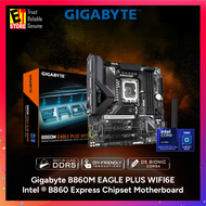 Gigabyte B860M EAGLE PLUS WIFI6E Motherboard (Intel B860 Express Chipset/ LGA1851 socket/Wi-Fi 6E/2.