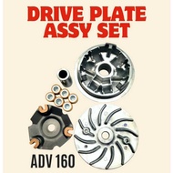 HONDA ADV160  ADV 160 DRIVE PLATE ASSY SET ( FRONT )( K1Z ) PULLEY DEPAN YTZ6V