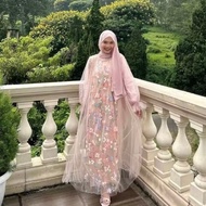 (New) Aura Label - Roseanna dress in soft peach