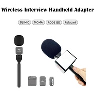 Microphone handheld adapter Mic Handle Adopter Interview go mic adapter Sponge for Boya/Rode/SYNCO/g