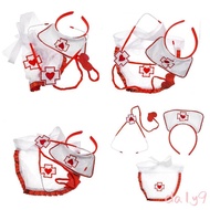 DLAY Nurse Cosplay Accessories Women Halloween Nurse Cosplay Set Nurse Cosplay Set