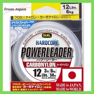 DUEL HARDCORE Carbo Nylon Line 3Lbs. HARDCORE POWERLEADER CN 30m 3LbS. Clear H3434