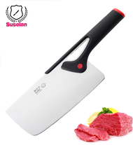 Suselan slicing knife is made of 5Cr15MoV steel throughout with a hollow handle design that conforms