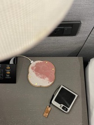 櫻花 水泥充電板 禮物 無線充電盤 無線充電 充電 magsafe 充電器