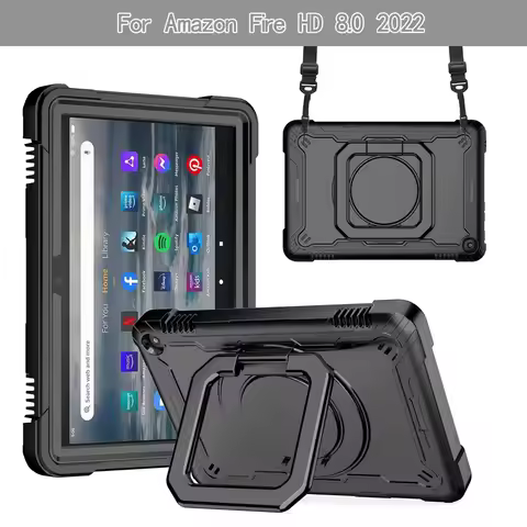 For Amazon Kindle HD8 2020 HD8 Plus 2022 Tablet Case For Amazon Kindle Fire 7 12th 2022 Case Shockpr