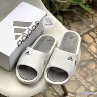 N ADICANE WHITE GREY MEN'S SLIDE SANDALS IN QUALITY NEWEST UNISEX SLOP SANDALS