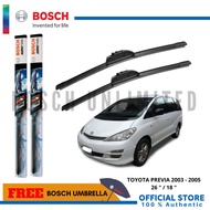 Bosch AEROTWIN Wiper Blade Set for Toyota PREVIA 2003 - 2005 ( 26 / 18)