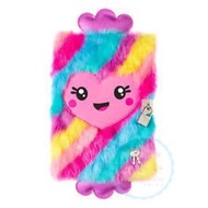 Smiggle Fluffy Lockable Heart Notebook