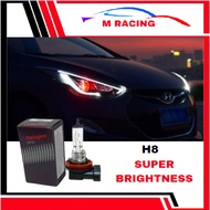 HALOGEN H8 SUPER BRIGHTNESS HEADLIGHT BULB 12V 55 W