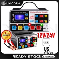 12v/24v Car Lorry Battery Charger Battery Charger Motorcycle Acid Battery Charger Intelligent Auto &