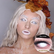 BLIND WHITE CRAZY LENS HALLOWEEN CONTACT LENS COSPLAY