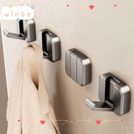 WINTE No Drill Wall Hook, Hidden Foldable Hanging Rack, Premium Alloy Self-adhesive Waterproof Punch