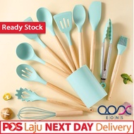 SIMPLIFY COOKING 💖 12Pcs Silicone Cooking Utensils Tools Set Household Kitchen Cookware Accessories