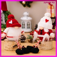 🎄🎅2pcs Christmas Gnome Doll Desktop Decor Gnome Christmas Gnome Knitted Gnome Ornament  zymais