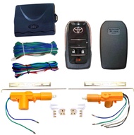 AUTO K ONE   ชุดเซ็นทรัลล็อครถยนต์พร้อมกุญแจรีโมท2ตัว 24V สำหรับรถยนต์ 2 ประตู  ใช้ได้กับทุกรุ่น(ที่