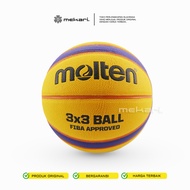 MOLTEN 3X3 LEATHER BASKETBALL Size 6 (B33T5000) FIBA APPROVED Original