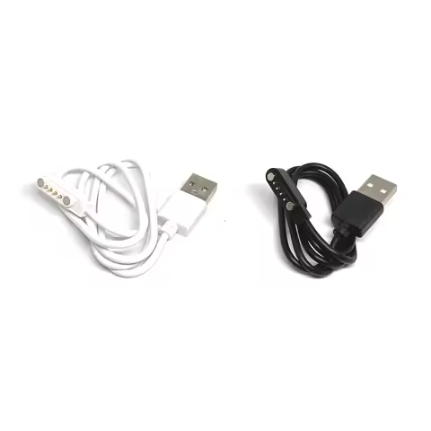 4Pin Pogo Magnet Cable for Kids Smart Watch Charging Cable USB 2.0 Charge Cable for Q750S T88 A20 A2