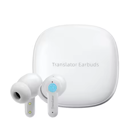 Wooask M3 Translator Earbuds,Two-Way Real Time Translator Headphones,Voice Translator Device,144 Lan