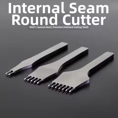 Leather Round Hole Punch SKD11 Steel Leather Craft Punch Tool for DIY Sewing Stitching Hole Punch To