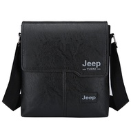 ♠❈☏ cri237 Korean Men's Bag Shoulder Bag Men's Bag Crossbody Bag Jeep Leather Bag