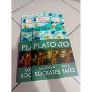 ORIGINAL BOOK SALE / HISTORY BOOK / LITERATURE / 1 PACKAGE 2 BOOKS / PLATO MATI SOCRATES / PEACE & H