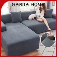 GandaHome Thick Sofa Cover Stretchable Non Slip Universal for 1/2/3/4 Seater L Shape Sofa Slipcovers