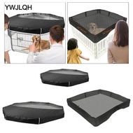[YWJLQH] Oxford Cloth Playpen Cover for Dogs Foldable Sunproof Mesh Pet Accessories for Indoor Puppy
