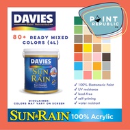 Davies Sun &amp; Rain Elastomeric Waterproofing Paint - 4L