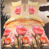 MATAHARI 5D SKIRT BEDSHEET SET OF 7 WITH QUILT COVER -
