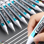 QBK6Q White Permanent Paint Pen, 0.7mm/1.0mm/.2.5mm Waterproof White Marker Pens, Sketching Not Easy