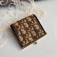 中古正品Christian Dior 迪奧零錢包 口金包 古董包 錢包 復古包