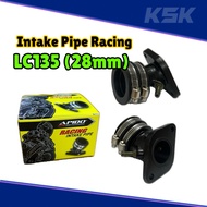 Racing Intake Pipe LC135(28mm)(LC135 Modify Carburetor NSR/PWK28)(Plug n Play)(moto lc135 spareparts