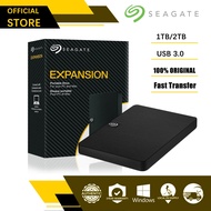 hhd Seagate External Hard Disk 1TB/2TB Expansion USB3.0 2.5" HDD Portable Extern เอทานอล ฮาร์ดิส รับประกัน 3 ปี