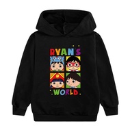 Children Clothing Ryan Toys Review Cartoon Hoodie for Boy Girl , Ryan's World  Long Sleeve Sports To