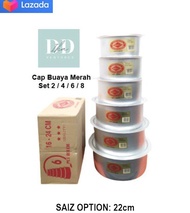 Croile Brand And Cooking Pot SET / Red Periuk Merah - Cap Buaya