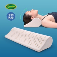 KY/🍉Moile（moerae）Cervical Pillow Cylindrical Water Drop Thai Latex Pillow Neck Protection Special Sleeping Pillow High a