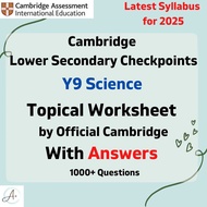 Year 9 Science Cambridge Lower Secondary Topical Worksheets with Answers | Hardcopy | Year 9 Checkpo