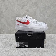[二手] US8 Nike Air Force 1 x Supreme 白紅 上海限定 CU9225-101