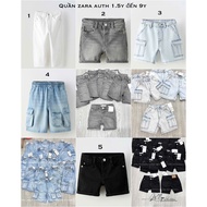 [SMALL FORM] Genuine ZARA SPAIN/CN boys and girls jeans sizes 1.5y, 2y, 3y, 4y, 5y, 6y, 7y, 8y, 9y (