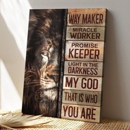 Jesus My Savior My Way Maker Canvas Christian Canvas Wall Art Wall Art Home Decor Poster Canvas Prin