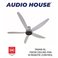 KDK T60AW 150CM DIRECT MOTOR CEILING FAN WITH REMOTE CONTROL ***1 YEAR WARRANTY***