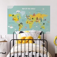 【輕鬆壁貼】兒童世界地圖 | 著名建築 - 無痕/居家裝飾