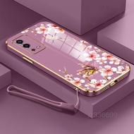 Casing OPPO A54 4G OPPO A55 4G OPPO A74 4G OPPO A95 OPPO A74 5G Phone Case pretty butterfly Silicone