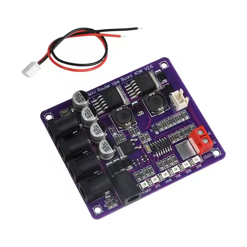 Mini Router Uninterruptible Power Supply Board 40W 12.6V Battery Charging Board 3S Lithium Battery I